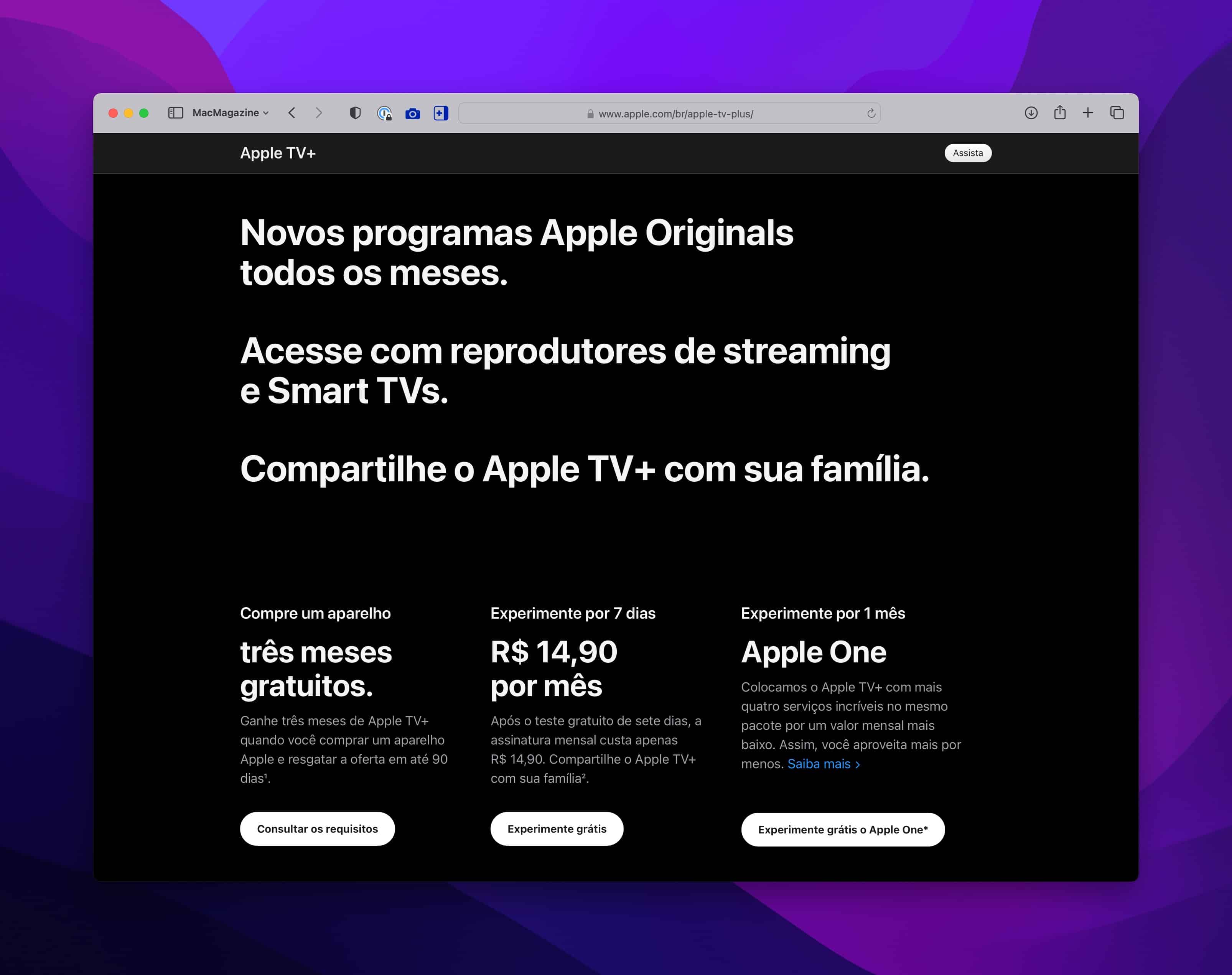 Apple e One de no Brasil - MacMagazine