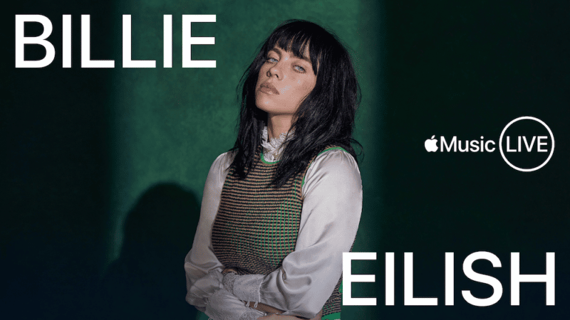 Billie Eilish no Apple Music Live