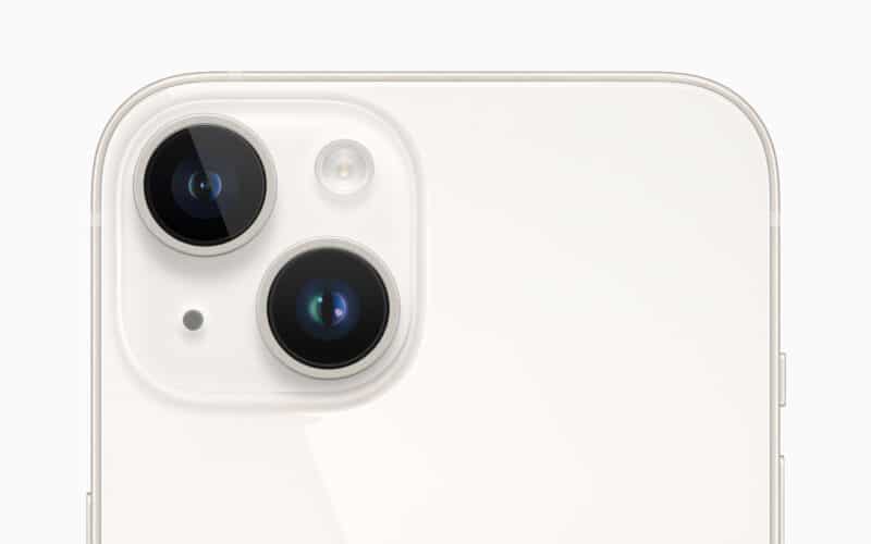 Sistema de câmeras do iPhone 14