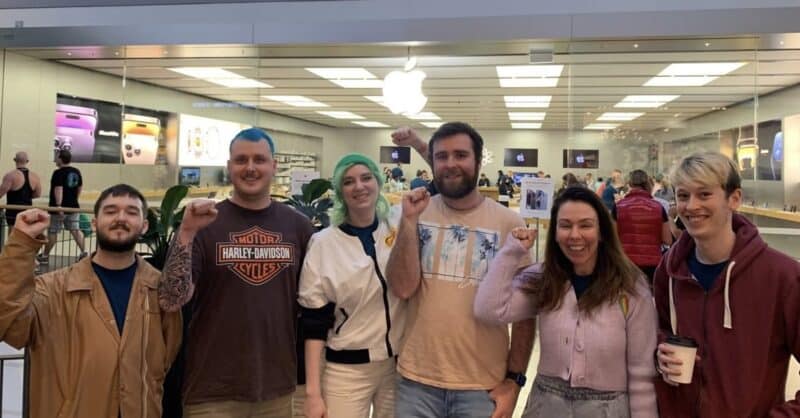 Funcionários da Apple membros do RAFFWU