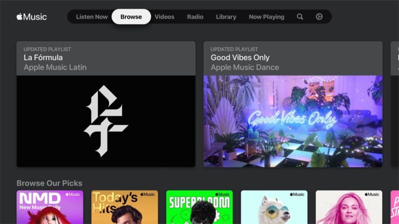 App do Apple Music para Xbox