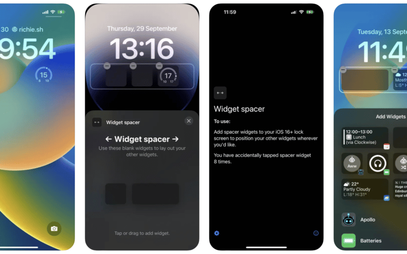 Widget spacer!