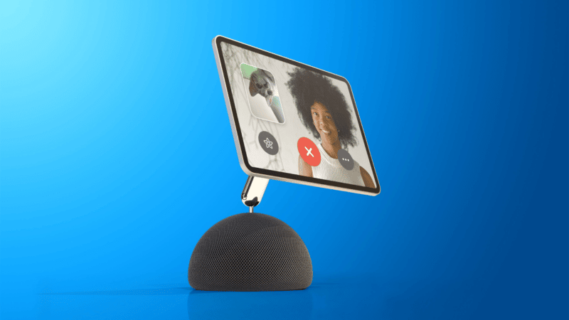 iPad em um dock com alto-falante