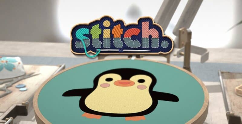 Stitch., jogo dde bordado do Apple Arcade