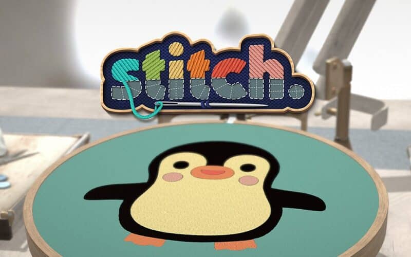 Stitch., jogo dde bordado do Apple Arcade