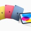 iPad de décima geração em várias cores e com teclado