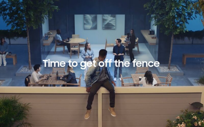 Comercial da Samsung "On the Fence"