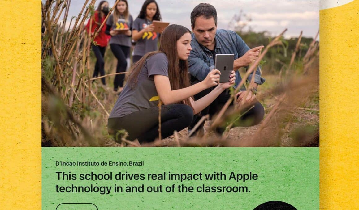 D'Incao - escola brasileira no site da Apple