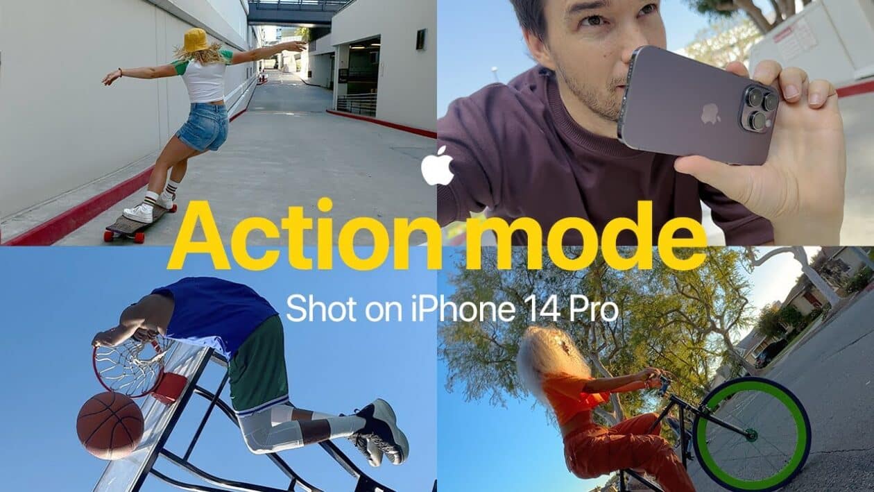 Vídeo sobre o modo Ação do iPhone 14