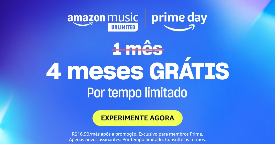 Banner do Amazon Music Unlimited