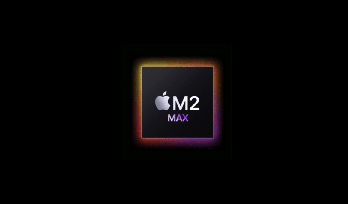 Ilustração do chip M2 Max