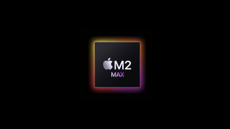 Ilustração do chip M2 Max