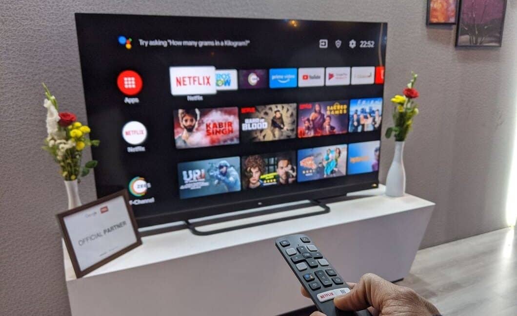 TV com Google Assistente