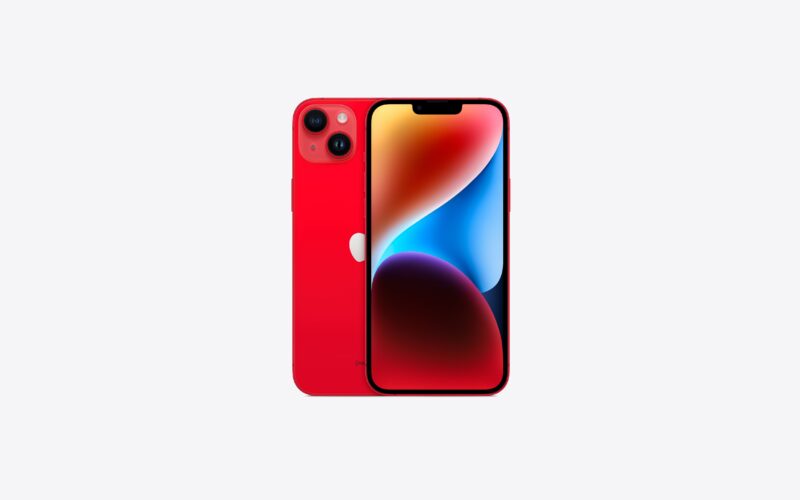 iPhone 14 Plus na cor vermelha