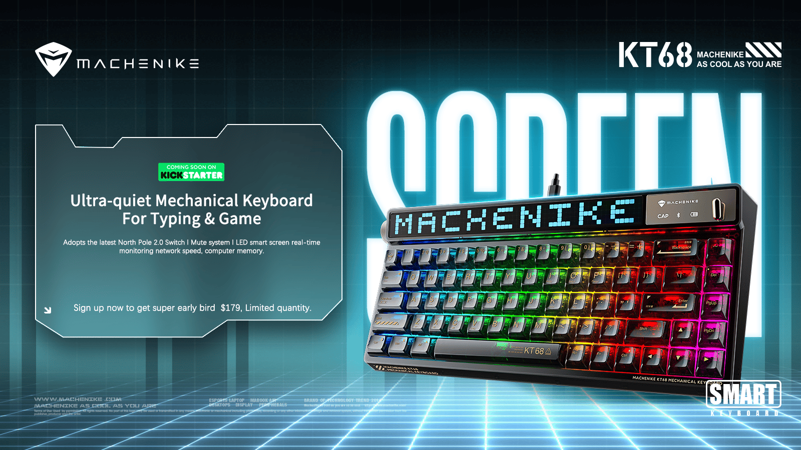 Machenike launches KT68 Pro, a silent mechanical keyboard – Archyde