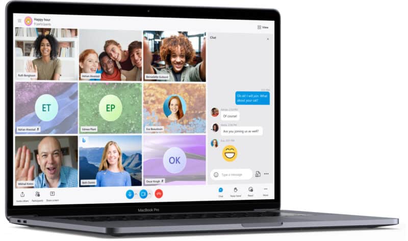 Skype em um MacBook Pro