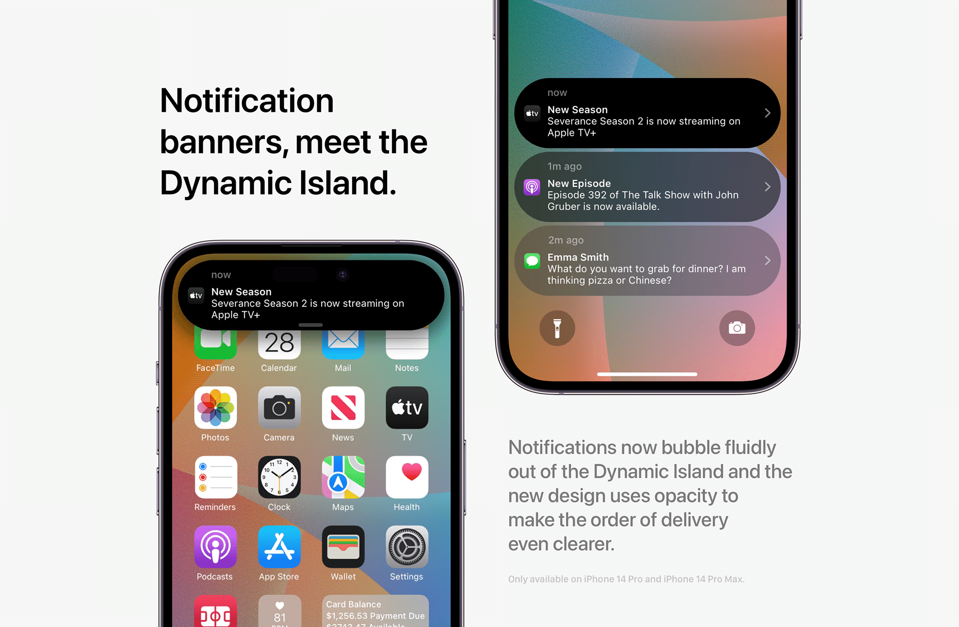 Notificações ao estilo Dynamic Island