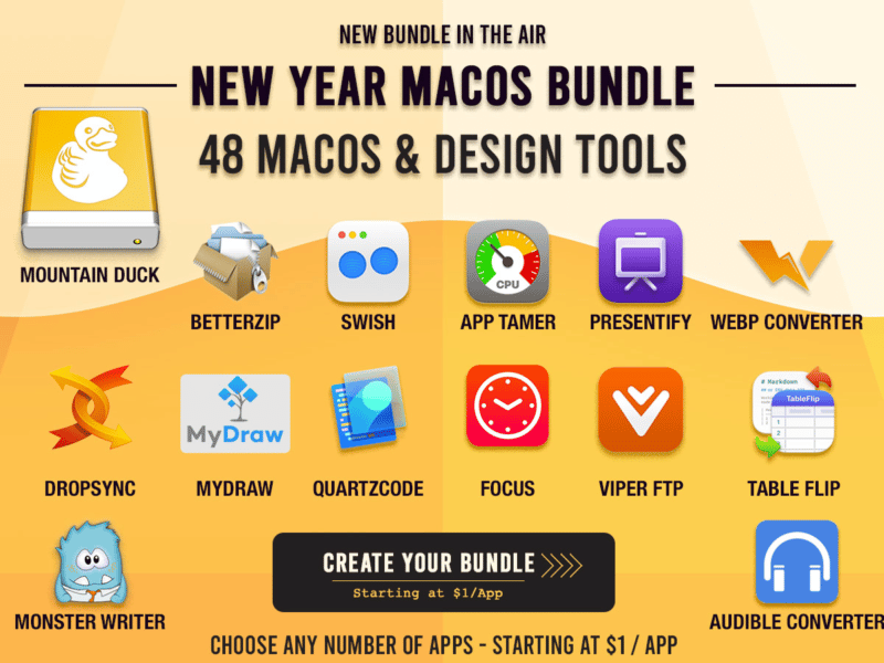 2023 New Year's Mac App Bundle