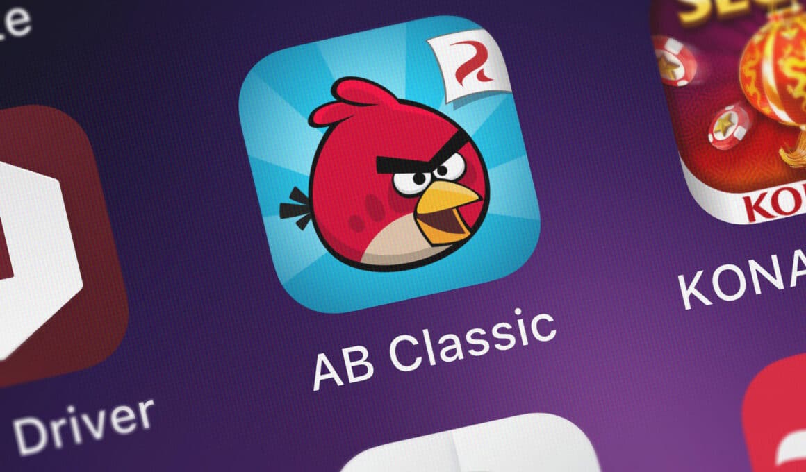 Ícone de Angry Birds Classic em iPhone