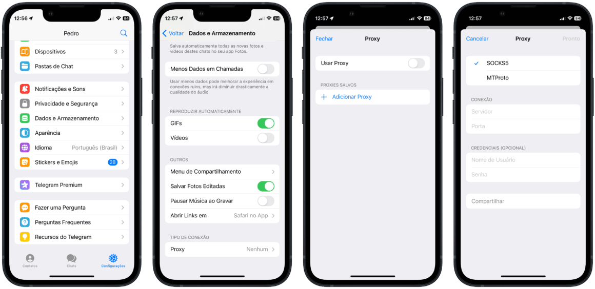 Telegram how to connect to a proxy server [iPhone, iPad e Mac] Archyde