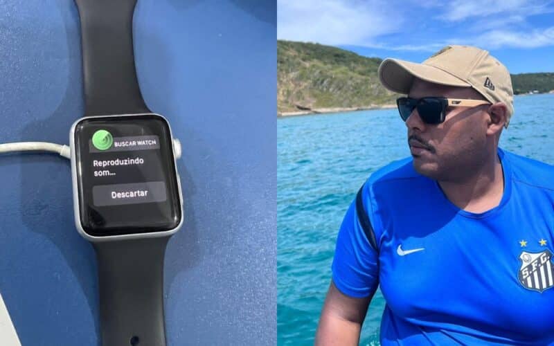 Devolução de Apple Watch perdido no mar