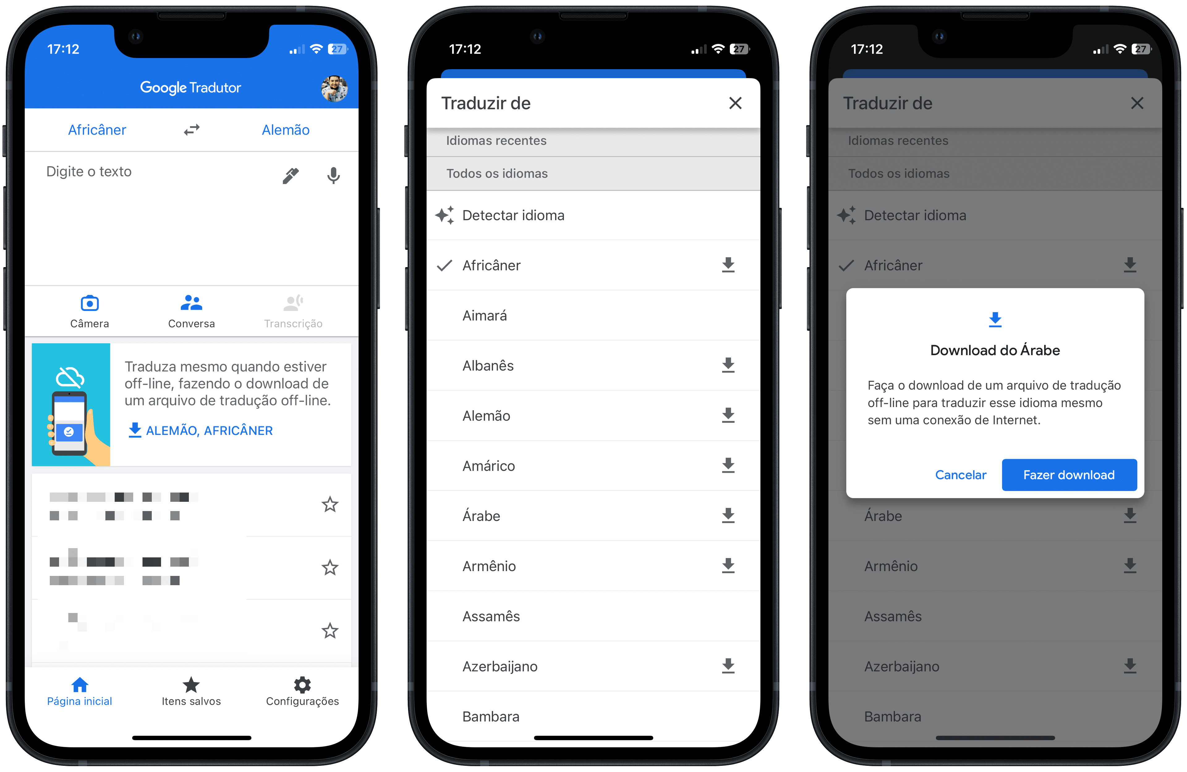 Novo Google Tradutor para Android faz traduções offline