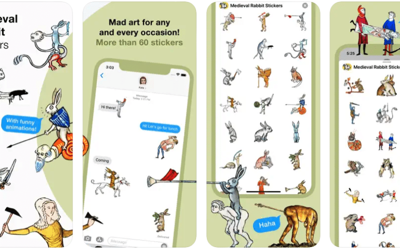 Coelho Medieval: Stickers