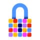 Apps forming a padlock