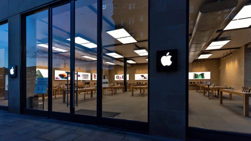 Apple Store em Edinburgh, na Escócia