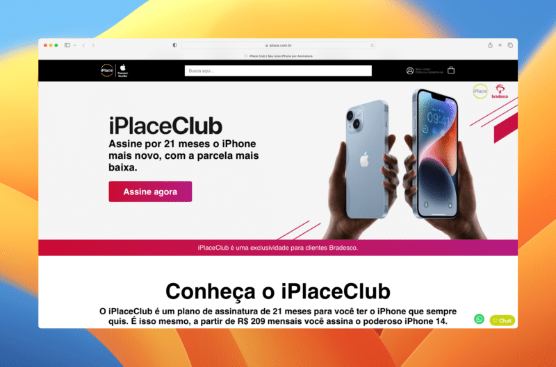 iPlace Club  Seu novo iPhone por Assinatura