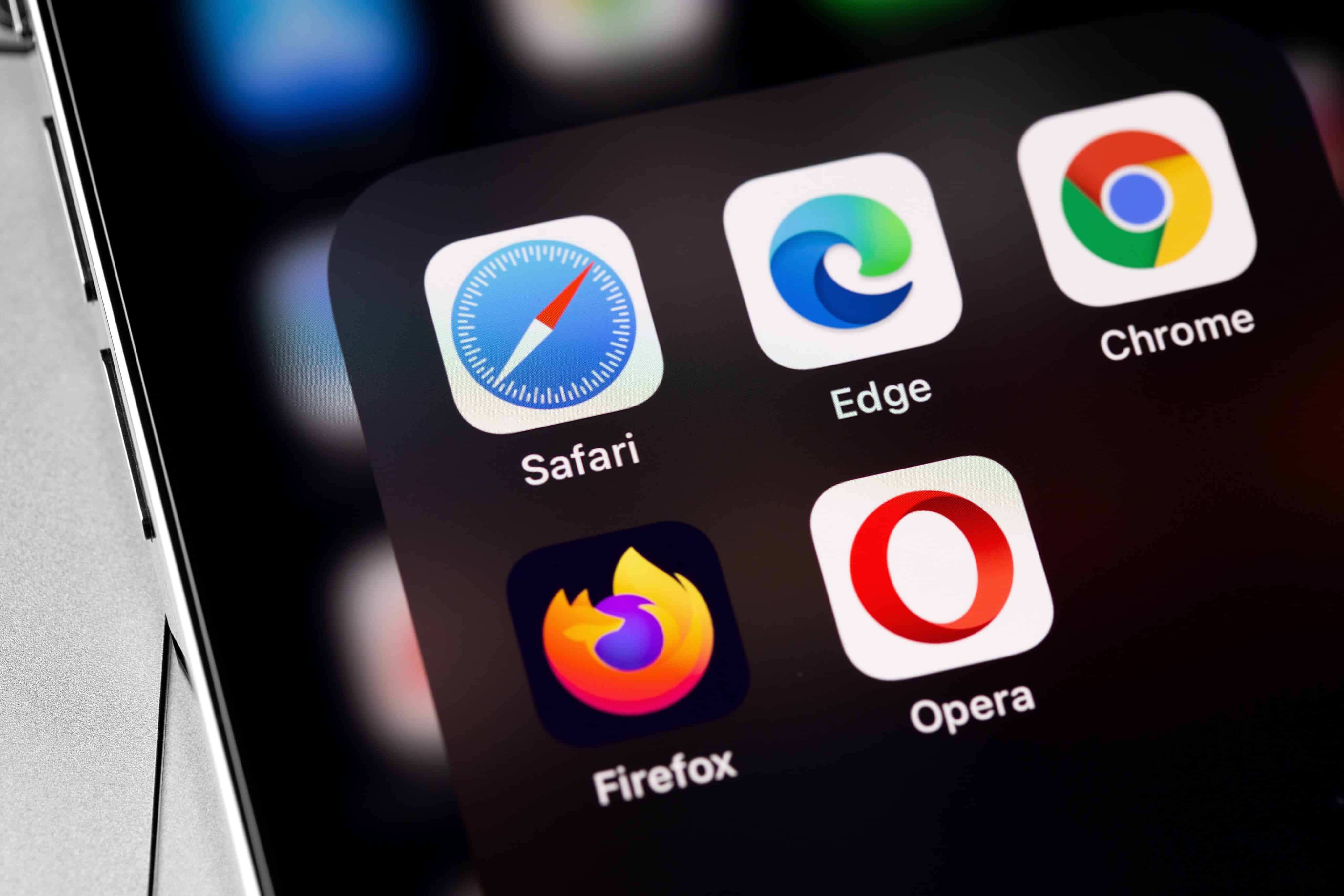 Edge is second only to Safari among the most used browsers on desktop