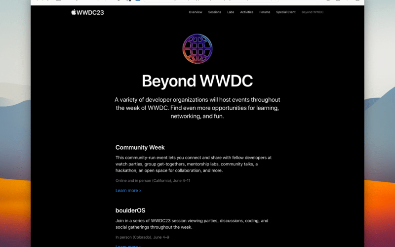 Beyond WWDC