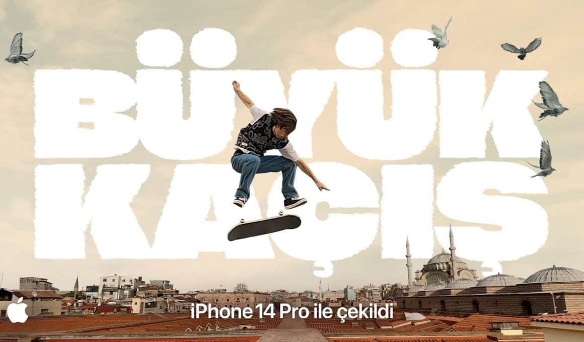Comercial sobre o iPhone 14 Pro na Turquia, "The Great Escape"