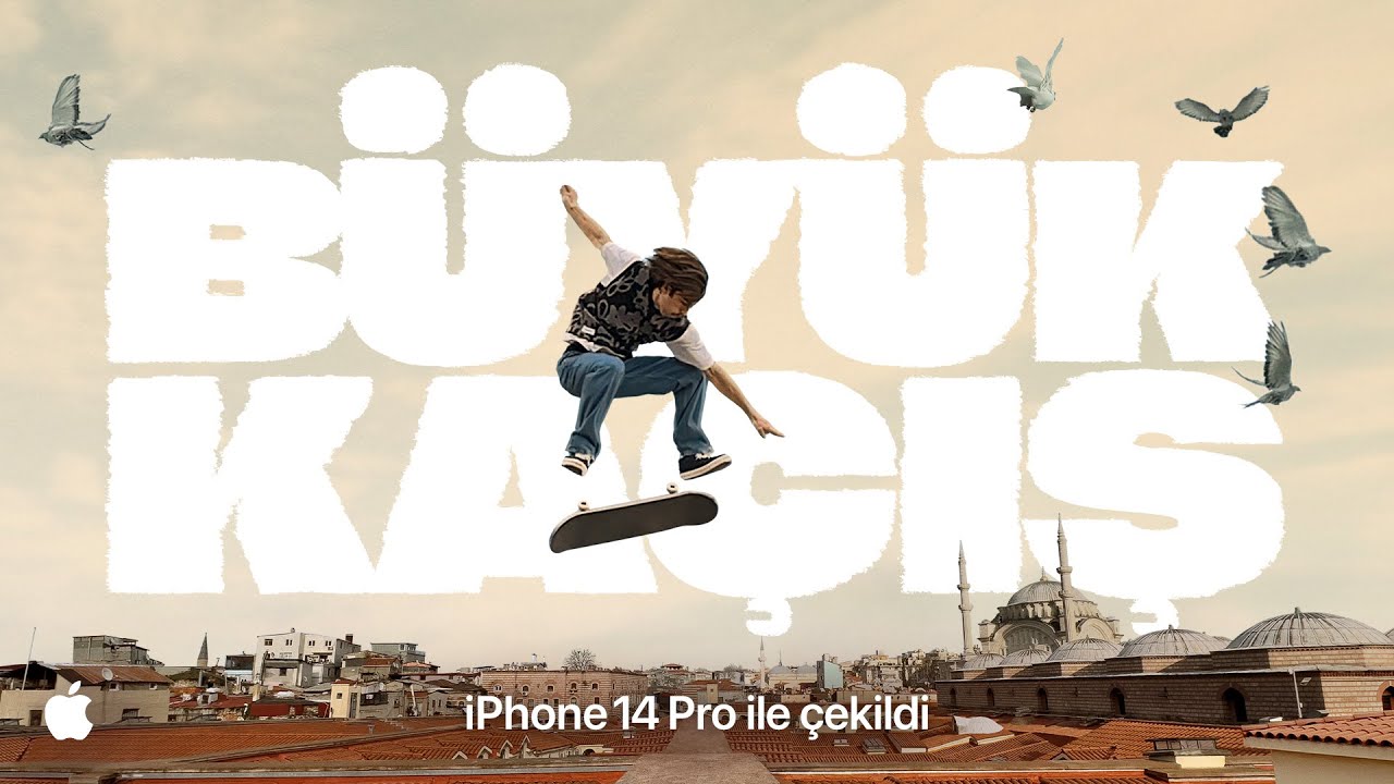 Comercial sobre o iPhone 14 Pro na Turquia, "The Great Escape"