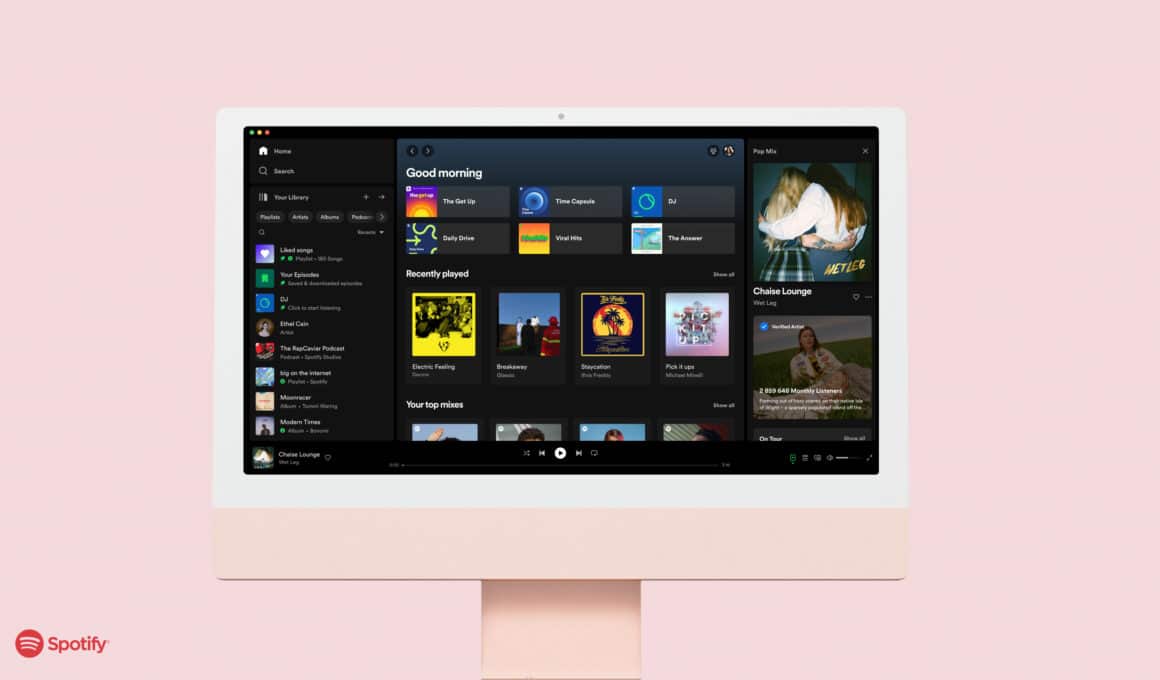 Spotify para Mac ganha nova interface alinhada à versão mobile
