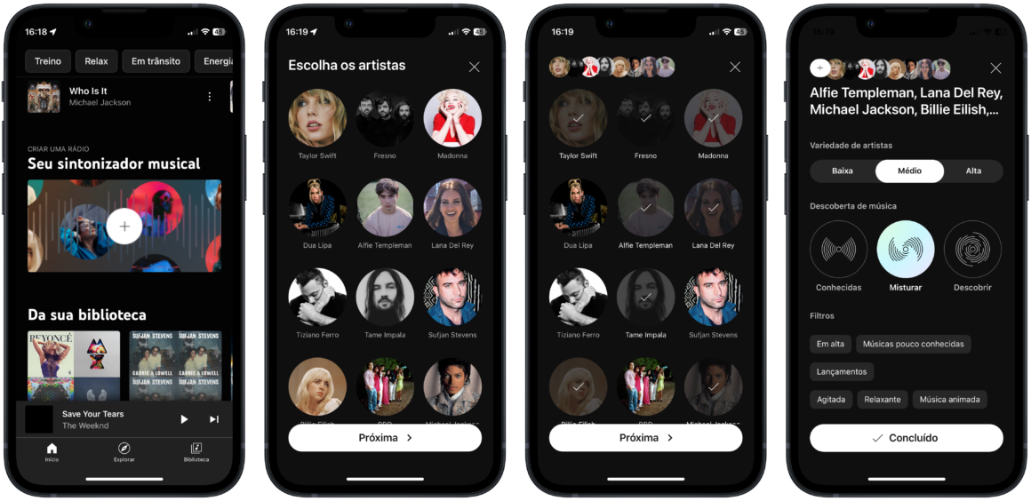 Como usar o recurso de rádio no YouTube Music [iPhone, iPad e web