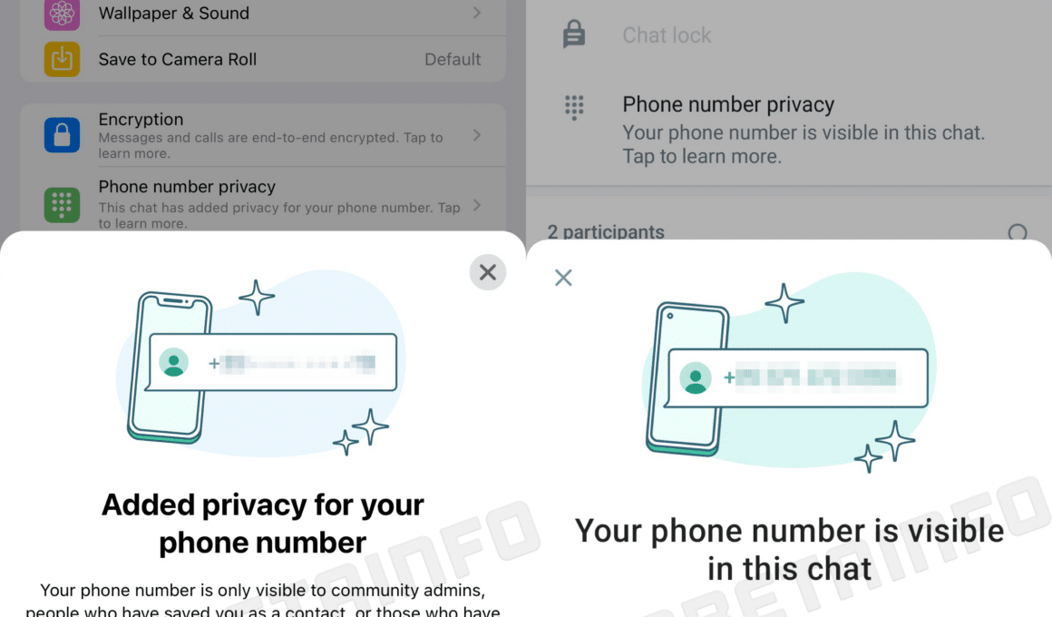 Recurso de privacidade das Comunidades do WhatsApp