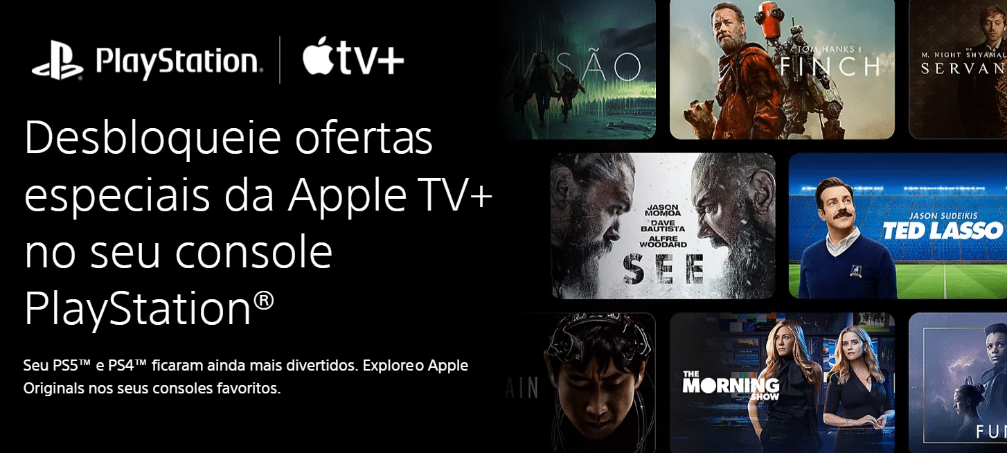 Donos de PS5 vão ganhar 6 meses de Apple TV+ grátis • B9