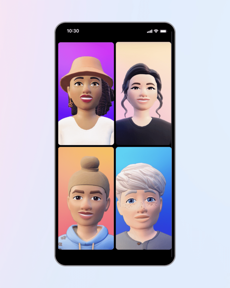 Meta lança chamadas de vídeo com avatares animados no Instagram e Messenger