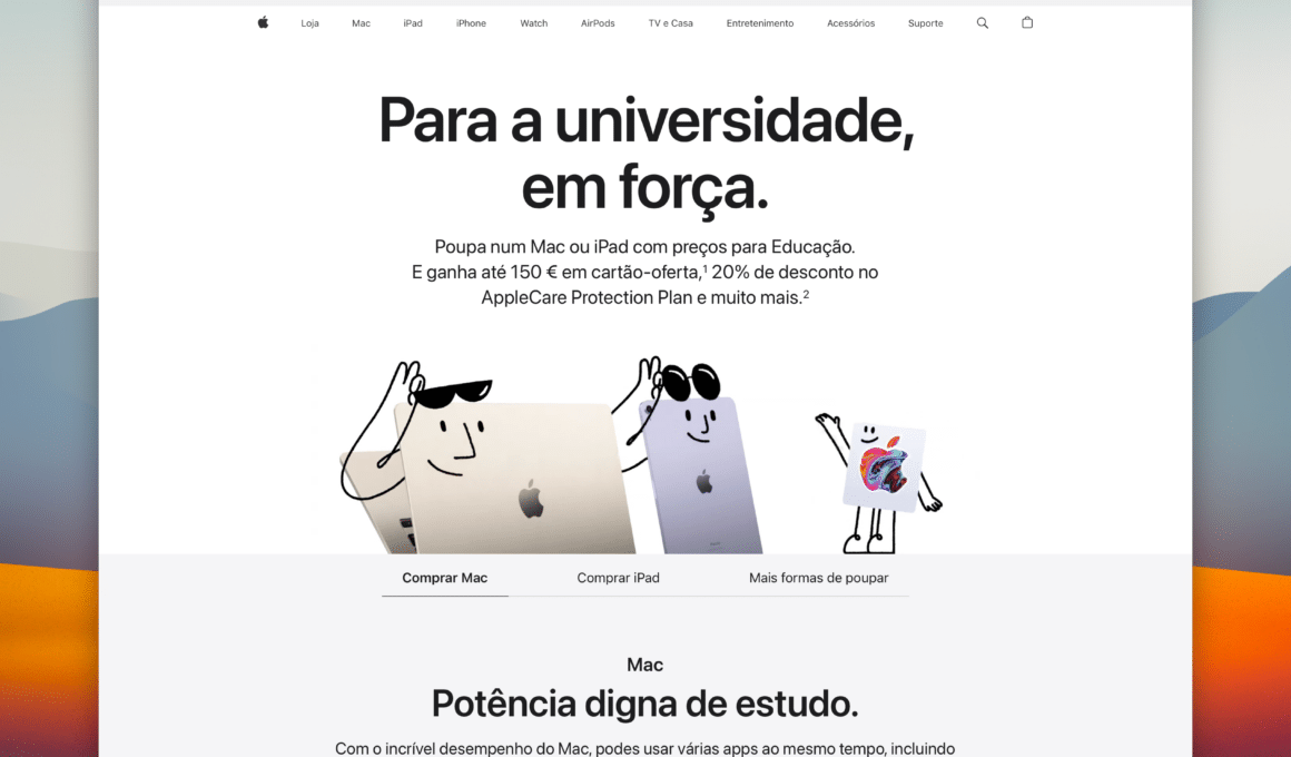 Regresso às aulas - Apple Portugal