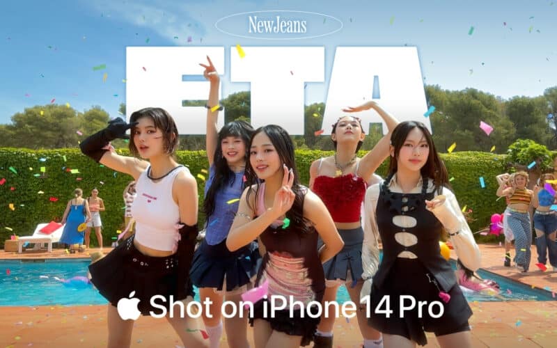Videoclipe de "ETA" filmado com o iPhone 14 Pro