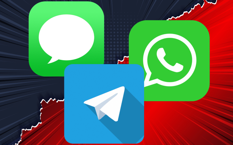 iMessage vs WhatsApp vs Telegram