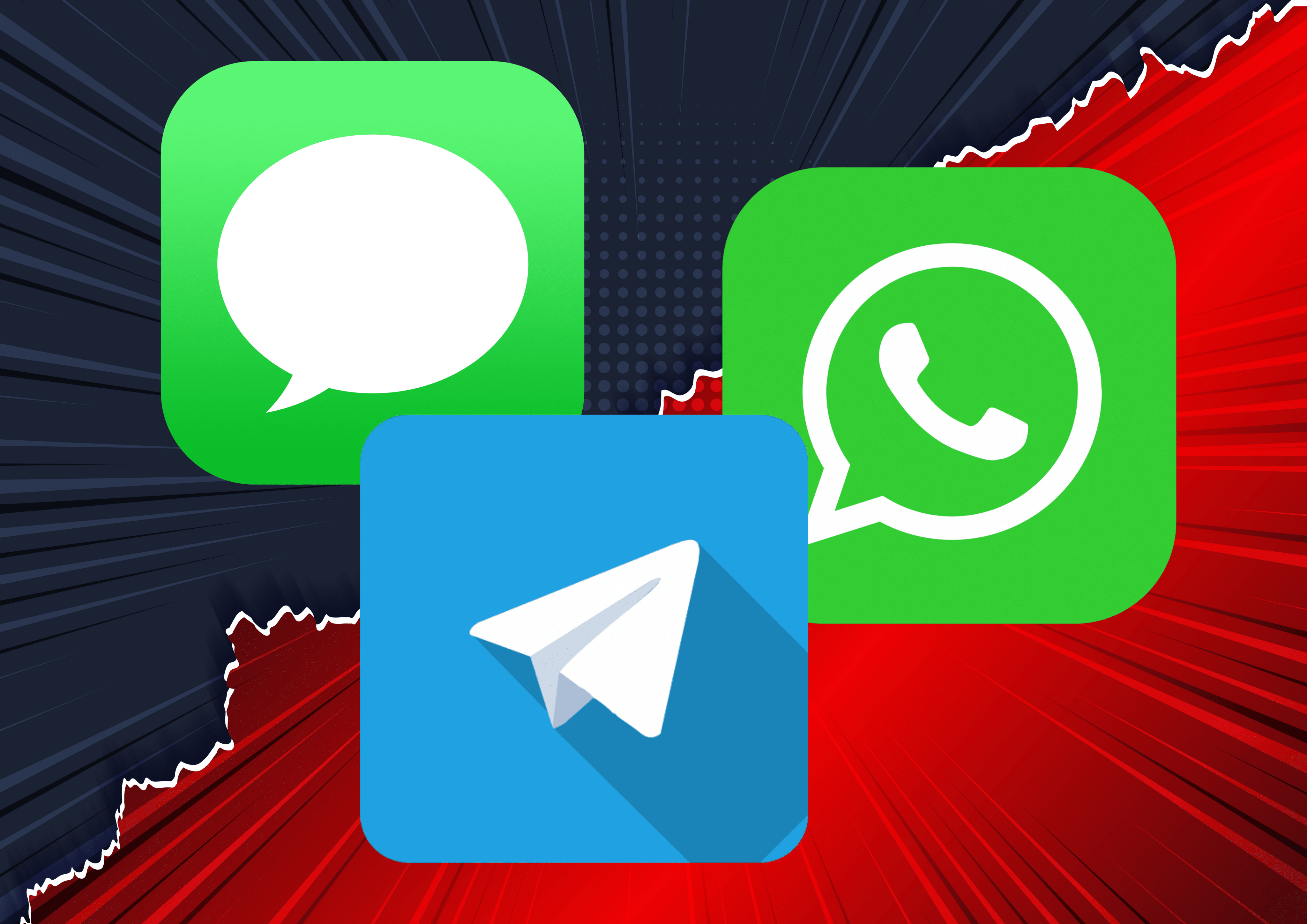 iMessage, WhatsApp e Telegram: qual é o melhor mensageiro