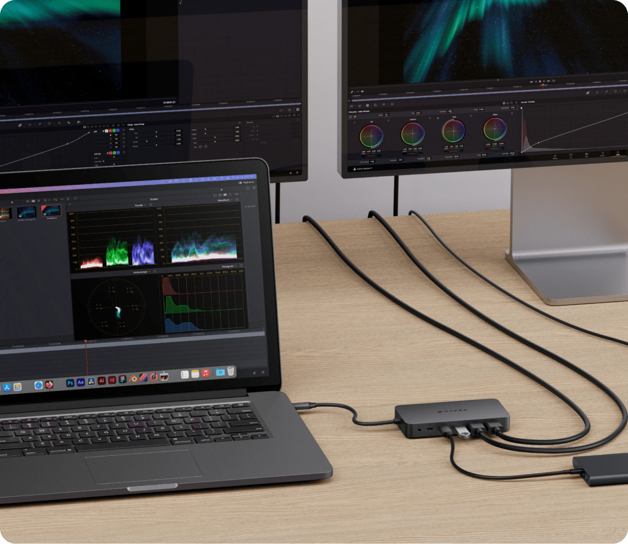 HyperDrive® Next Dual 4K HDMI 7 Port USB-C Hub