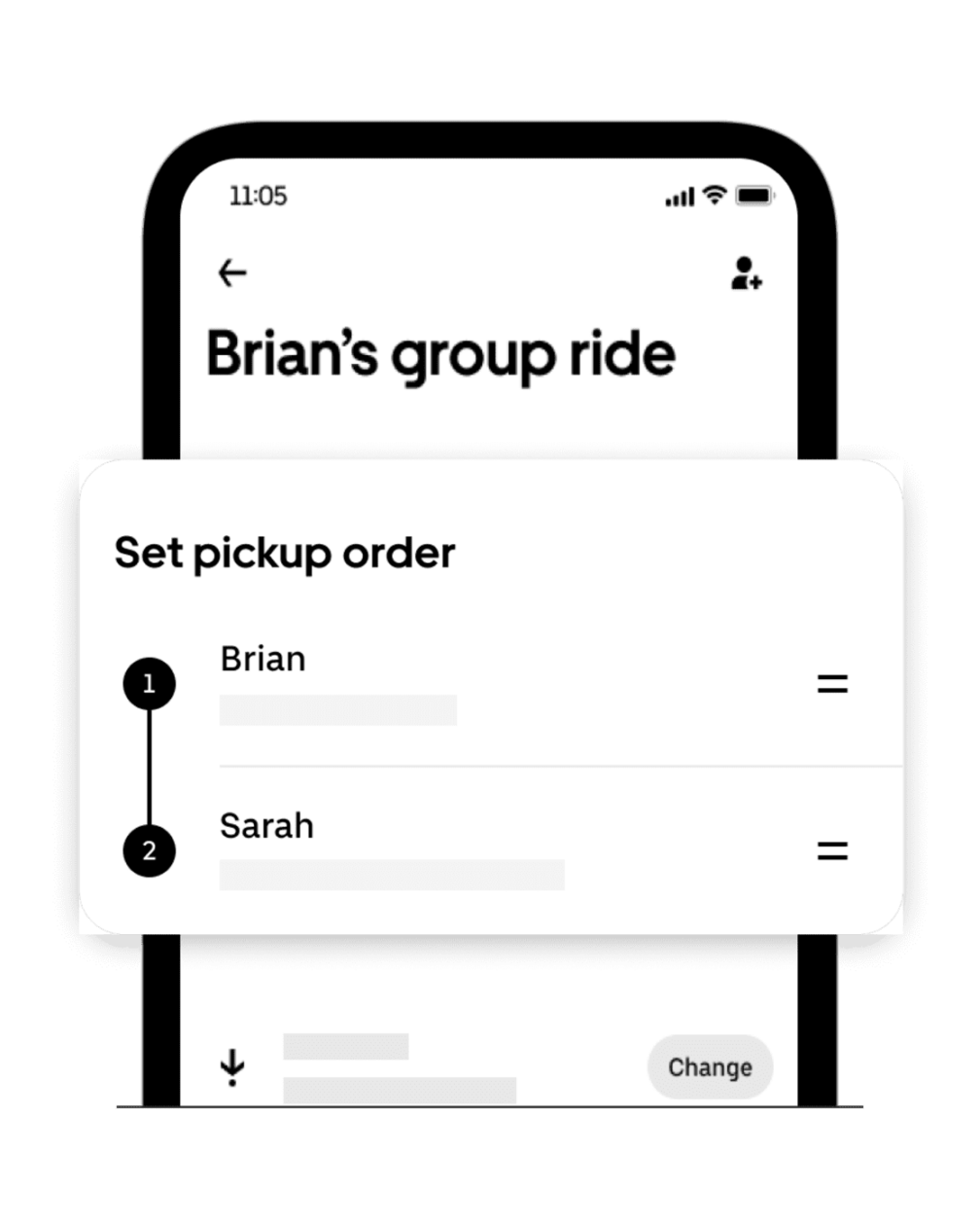 Viagens em Grupo do Uber