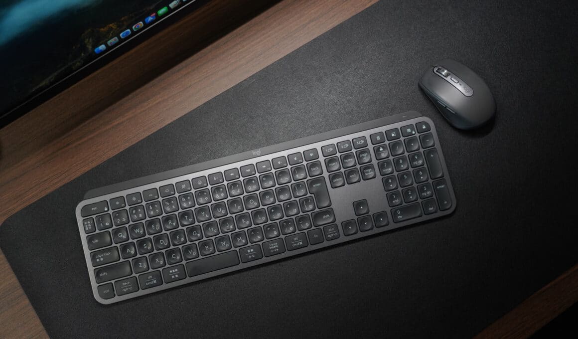 Logitech teclado MX Keys S e mouse MX Anywhere 3S