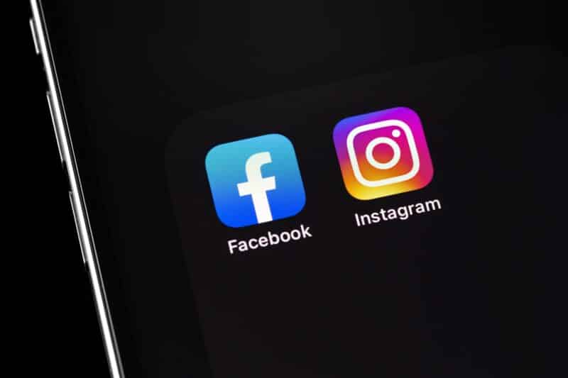 Apps do Facebook e do Instagram