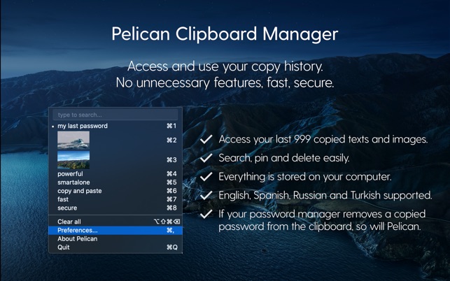 Pelican - Clipboard Manager