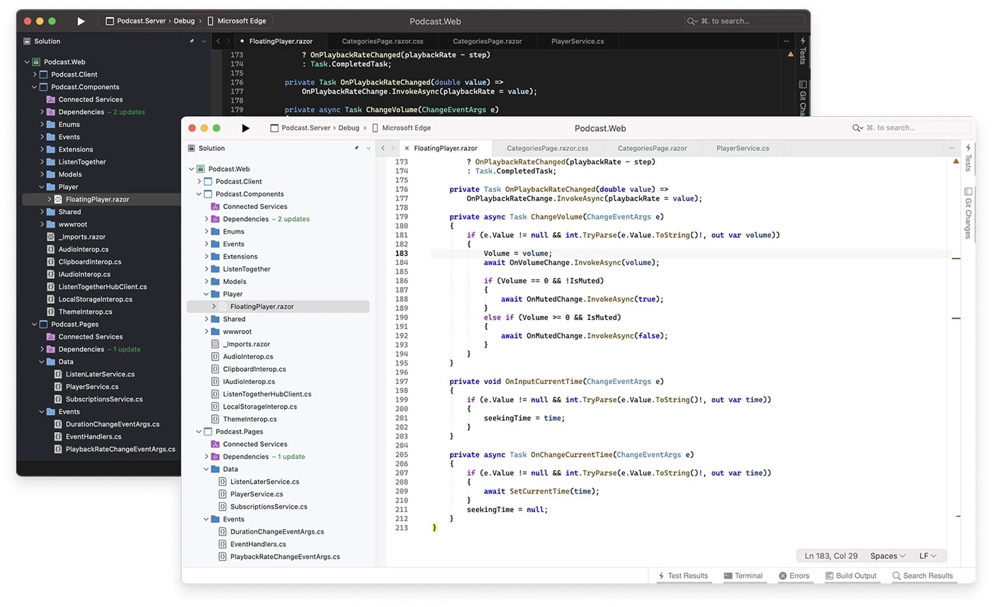 Microsoft announces that it will discontinue Visual Studio for Mac