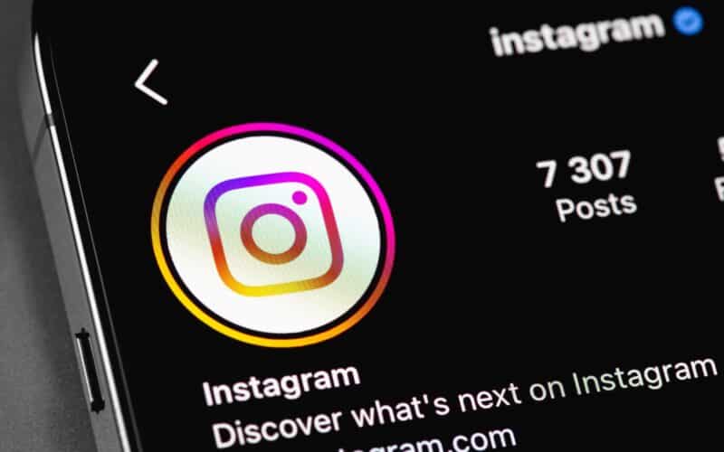 Instagram rodando no iPhone